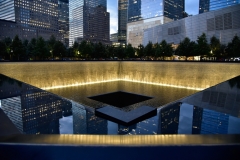 Reflecting Absence Memorial Pool-South Pool-Dusk