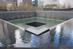 Reflecting Absence Memorial Pool in North Tower Footprint