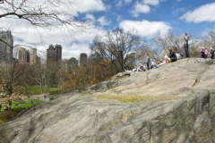 Great Views Reward Climbers Onto Central Park Manhattan Schist Outcroppings