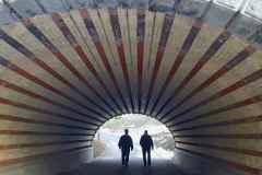 Central Park's Playmate's Arch Creates An Interesting Perspective