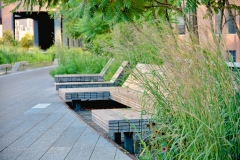 Wood Chaises Along Sundeck, High Line Park