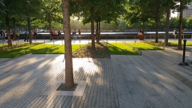 9-11 Memorial Plaza On Former Ground Zero Site