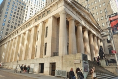 Federal Hall National Memorial-Looking NE-Wall St